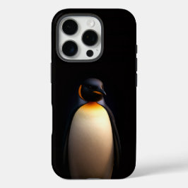 Zwart 4 Luxe iPhone 16 Pro, Keizerspinguïn Pro Hoesje