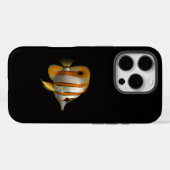 Zwart 4 Luxe iPhone 16 Pro, Koraalvlinder Case-Mate iPhone Case (Achterkant (horizontaal))