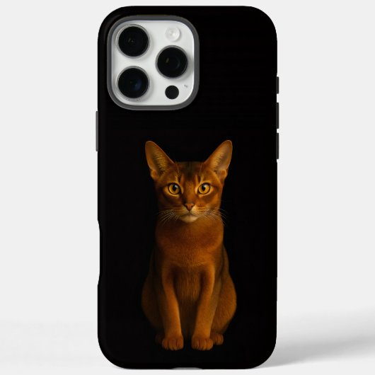 Zwart 4 Luxe iPhone 16 Pro Max, Abyssijnse Schoonh Case-Mate iPhone Case (Achterkant)