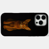 Zwart 4 Luxe iPhone 16 Pro Max, Abyssijnse Schoonh Case-Mate iPhone Case (Achterkant (horizontaal))