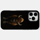 Zwart 4 Luxe iPhone 16 Pro Max, Amerikaanse Bizon Case-Mate iPhone Case (Achterkant (horizontaal))