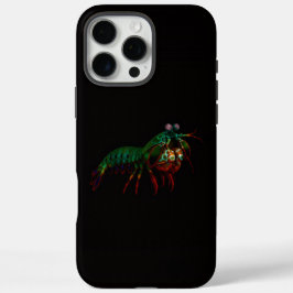 Zwart 4 Luxe iPhone 16 Pro Max, bidsprinkhaan Max Hoesje