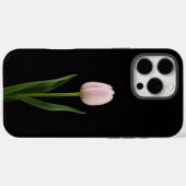 Zwart 4 Luxe iPhone 16 Pro Max, Blush Roze Tulp Case-Mate iPhone Case (Achterkant (horizontaal))