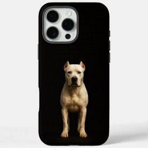 Zwart 4 Luxe iPhone 16 Pro Max Bold Dogo Argentino Hoesje
