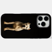 Zwart 4 Luxe iPhone 16 Pro Max Bold Dogo Argentino Case-Mate iPhone Case (Achterkant (horizontaal))