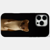 Zwart 4 Luxe iPhone 16 Pro Max, Elegante Wezel Case-Mate iPhone Case (Achterkant (horizontaal))