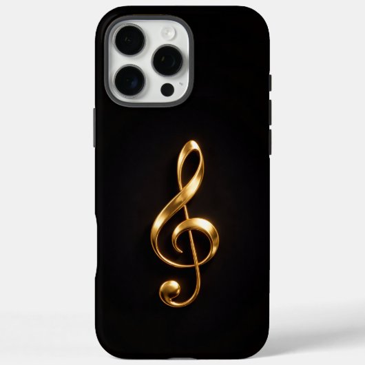 Zwart 4 Luxe iPhone 16 Pro Max, Gouden Sleutel van Case-Mate iPhone Case (Achterkant)
