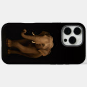 Zwart 4 Luxe iPhone 16 Pro Max, Indische Olifant Case-Mate iPhone Case (Achterkant (horizontaal))