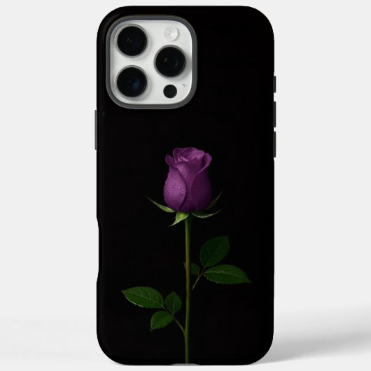 Zwart 4 Luxe iPhone 16 Pro Max, Koninklijke Paarse Case-Mate iPhone Case (Achterkant)