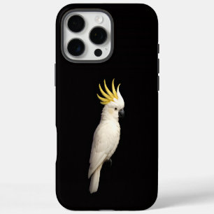 Zwart 4 Luxe iPhone 16 Pro Max , Kuifkaketoe Hoesje