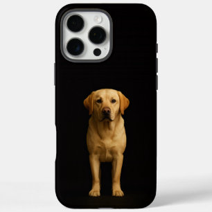 Zwart 4 Luxe iPhone 16 Pro Max Minimalistische Lab Hoesje