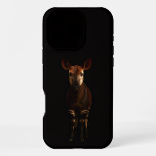 Zwart 4 Luxe iPhone 16 Pro Max, Okapi in het bos Max Hoesje