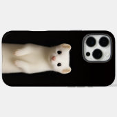 Zwart 4 Luxe iPhone 16 Pro Max, Stijlvolle Hermeli Case-Mate iPhone Case (Achterkant (horizontaal))