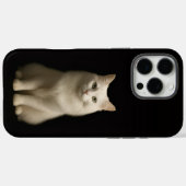 Zwart 4 Luxe iPhone 16 Pro Max, Turkse Angorakat Case-Mate iPhone Case (Achterkant (horizontaal))