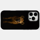 Zwart 4 Luxe iPhone 16 Pro Max, Wilde Gevlekte Hye Case-Mate iPhone Case (Achterkant (horizontaal))