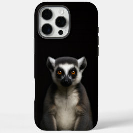 Zwart 4 Luxe iPhone 16 Pro Max, Zachte Lemur Max Hoesje