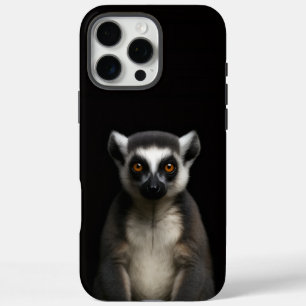 Zwart 4 Luxe iPhone 16 Pro Max, Zachte Lemur Max Hoesje