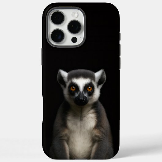 Zwart 4 Luxe iPhone 16 Pro Max, Zachte Lemur Case-Mate iPhone Case (Achterkant)