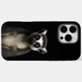 Zwart 4 Luxe iPhone 16 Pro Max, Zachte Lemur Case-Mate iPhone Case (Achterkant (horizontaal))