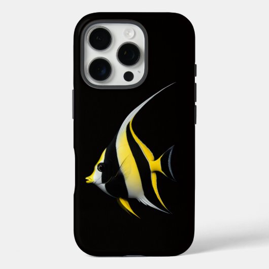 Zwart 4 Luxe iPhone 16 Pro, Moorish Idol Case-Mate iPhone Case (Achterkant)
