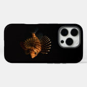 Zwart 4 Luxe iPhone 16 Pro, Rode Leeuwvis Case-Mate iPhone Case (Achterkant (horizontaal))
