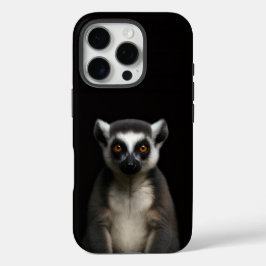 Zwart 4 Luxe iPhone 16 Pro, Zachte Lemur Pro Hoesje