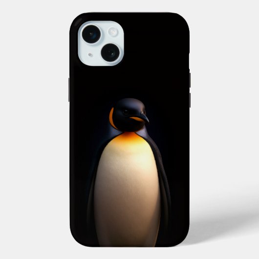 Zwart 4 Luxe, Keizerspinguïn Case-Mate iPhone Case (Achterkant)