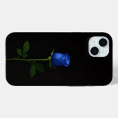 Zwart 4 Luxe, Midnight Blue Rose iPhone 15 Plus Case-Mate iPhone Case (Achterkant (horizontaal))