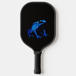 Zwart 4 Luxe Pickleball Paddle, Blauwe Kikker Paddle