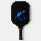 Zwart 4 Luxe Pickleball Paddle, Blauwe Kikker Pickleball Paddle (Voorkant)