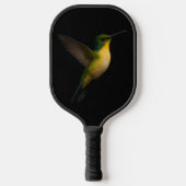 Zwart 4 Luxe Pickleball Paddle, Flying Hummingbird Paddle (Voorkant)