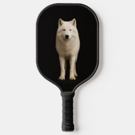 Zwart 4 Luxe Pickleball Paddle, Ivoren Poolwolf Paddle