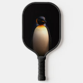 Zwart 4 Luxe Pickleball Paddle, Keizerspinguïn Pickleball Paddle (Voorkant)