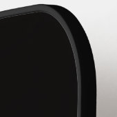 Zwart 4 Luxe Pickleball Paddle, Parelwitte Tulp Paddle (Links Detail)