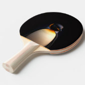 Zwart 4 Luxe pingpong paddle, Keizerspinguïn Tafeltennisbatje (Voorkant Gekanteld)