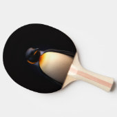 Zwart 4 Luxe pingpong paddle, Keizerspinguïn Tafeltennisbatje (Zijkant)