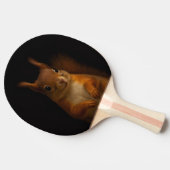 Zwart 4 Luxe pingpong paddle, Rode Eekhoorn Tafeltennisbatje (Zijkant)