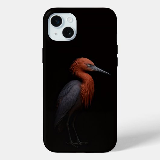 Zwart 4 Luxe, Reddish Egret iPhone 15 Plus Case-Mate iPhone Case (Achterkant)