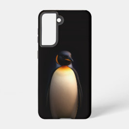 Zwart 4 Luxe Samsung Galaxy S21, Emperor Penguin Samsung Galaxy Hoesje