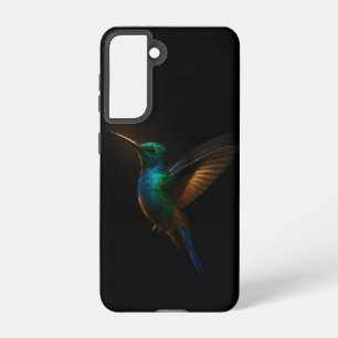 Zwart 4 Luxe Samsung Galaxy S21 Hoesje, Flying Bir Hoesje