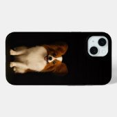Zwart 4 Luxe, Verfijnd Papillon iPhone 15 Plus Case-Mate iPhone Case (Achterkant (horizontaal))