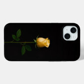 Zwart 4 Luxe, Zonovergoten Gele Roos iPhone 15 Plu Case-Mate iPhone Case (Achterkant (horizontaal))