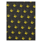 ZWART 50e verjaardag Tafelkleed (Voorkant)