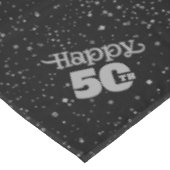 ZWART 50ste met Grijze typografie Tafelkleed (Gekanteld)