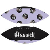 Zwart 8-kogelpatroon american football (Panelen)