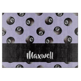 Zwart 8-kogelpatroon snijplank