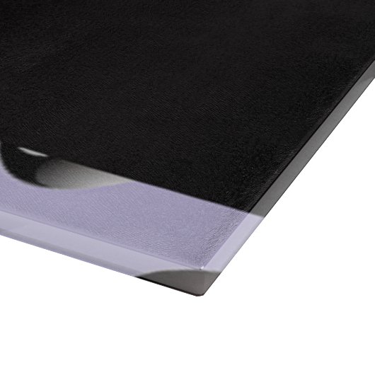 Zwart 8-kogelpatroon snijplank (Hoek)