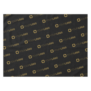 Zwart, aangepast bedrijf, Logo promotiescherm Tafelkleed