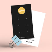 Zwart, aangepast, Logo 6-eenhoornspuitscherm toevo Visitekaartje