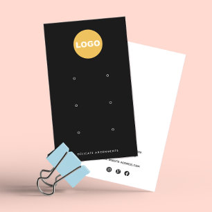 Zwart, aangepast, Logo 6-eenhoornspuitscherm toevo Visitekaartje